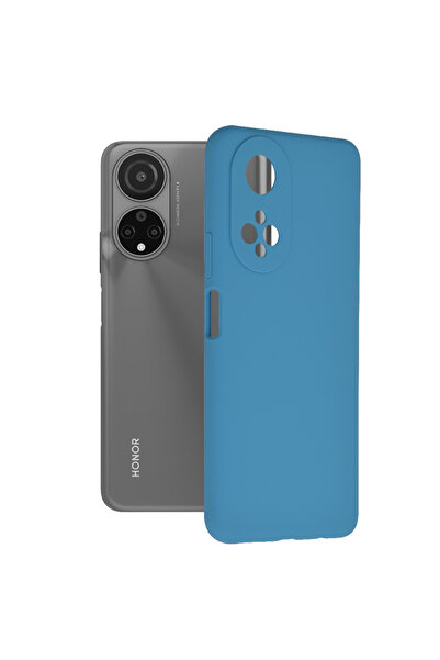 Optim Solution Husa Protectie Double Structure pentru Honor X7, Microfibra, Albastru Royal