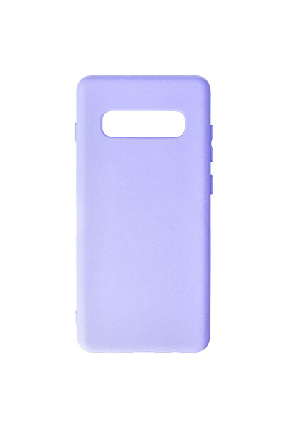 Optim Solution Husa din silicon pentru Samsung Galaxy S10+ Plus, Microfibra, Camera Ultra Safe, Protect Tech, Mov