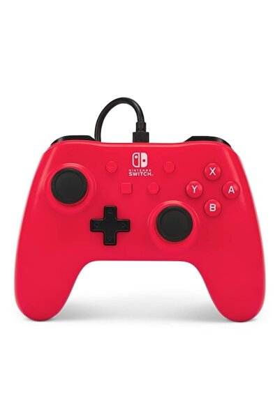 Powera Controler NS cu fir, roșu zmeură