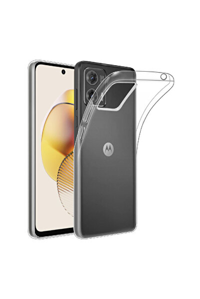 Optim Solution Θήκη σιλικόνης συμβατή με Motorola Moto G73, Crystal Clear, Εφ...