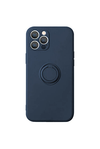 Optim Solution Husa de silicon pentru Apple iPhone 11, Magnetic Ring Holder, ...