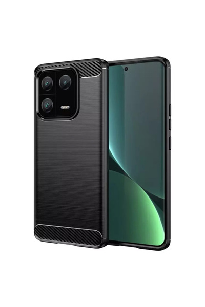 Optim Solution Husa de silicon TPU pentru Xiaomi 13 Pro, Fiber Carbon, Ultra ...