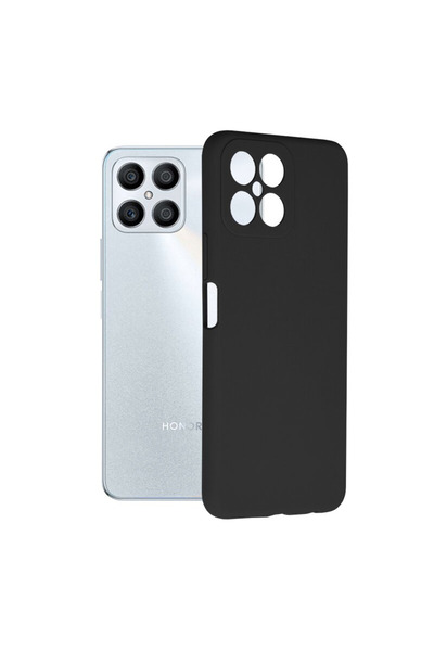 Optim Solution Husa din silicon pentru Honor X8, Microfibra, Protectie Camera...