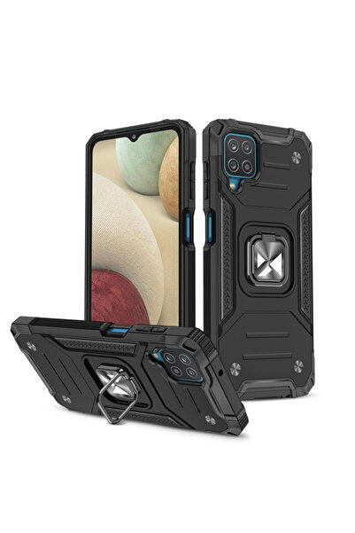 Optim Solution Husa de protectie pentru Samsung Galaxy A12, Army Shield, Hybr...