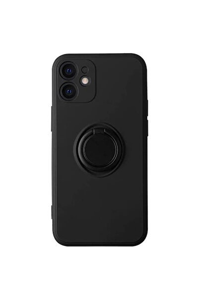 Optim Solution Husa de silicon pentru Apple iPhone 13 Pro, Magnetic Ring Hold...