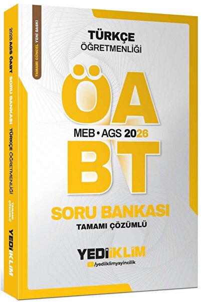 Yediiklim Yayınları Yediiklim 2026 MEB AGS ÖABT Türkçe Öğretmenliği Tamamı Çö...