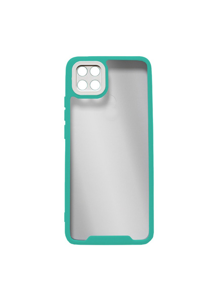 Optim Solution Husa cu bumper TPU pentru Oppo A15/A15S, Protectie Camera, Sup...