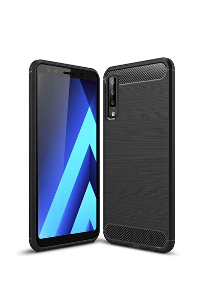 Optim Solution Husa Carbon Resistance pentru Samsung Galaxy A7 2018, Fiber De...