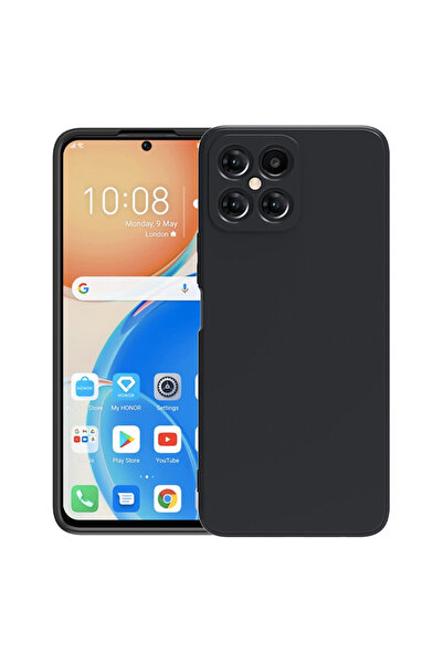 Optim Solution Силиконов калъф, съвместим с Honor X8, черен