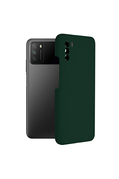 Optim Solution Husa Protectie Double Structure pentru Xiaomi Poco M3, Microfibra, Verde Oxford