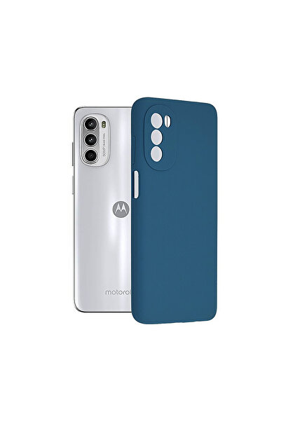 Optim Solution Husa de silicon TPU cu Microfibra pentru Motorola Moto G52, In...