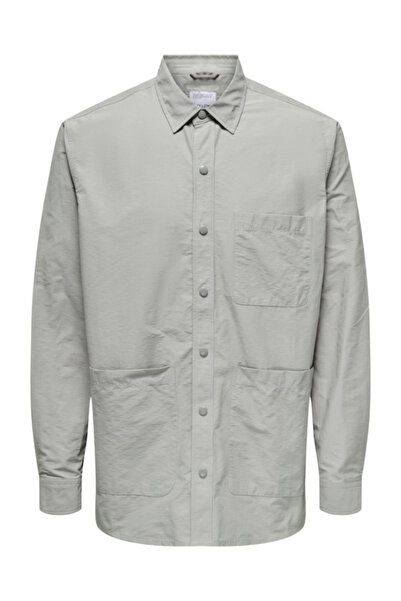 Only & Sons shirt, dark green