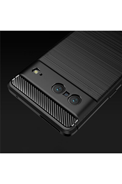 Optim Solution Θήκη σιλικόνης για το Google Pixel 7, από ανθρακονήματα, μαύρη