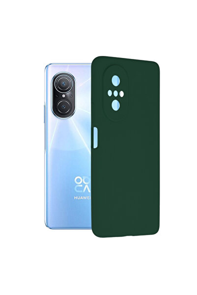 Optim Solution Husa de silicon TPU pentru Huawei Nova 9 SE, Interior Microfib...