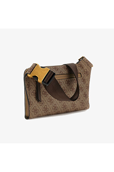 Guess Milano Compact Backp Erkek Kahverengi Bel Çantası