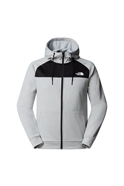 THE NORTH FACE M Reaxıon Fleece F/Z Hoodıe - Eu Erkek Polar Ceket Nf0A8Cnpeeı1 Gri-L