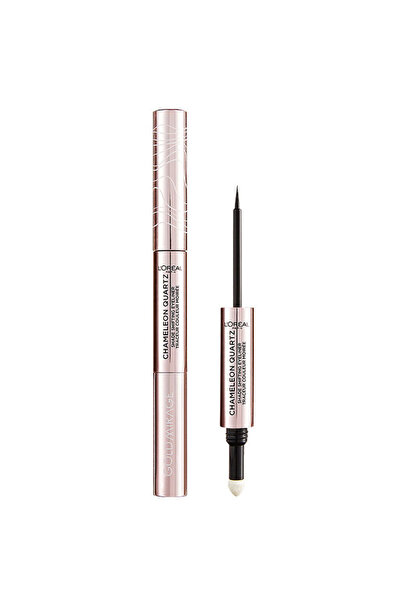 L'Oreal Paris Duo Eyeshadow Gold Mirage Chameleon Quartz Shade Shifting, 01 Sapphire Light, Black/Blue