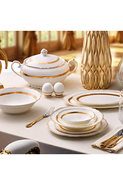 EVALIZA Lumiere 60 Parça 12 Kişilik Yemek Takımı