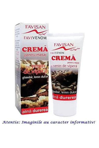Favisan FaviVenom Crema pentru Masaj cu Venin de Vipera 50 ml