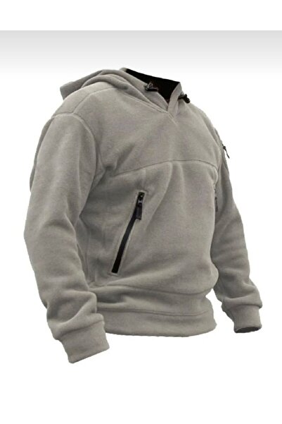 OLEXCA Erkek Polar Kapşonlu Polar Tactical Outdoor Polar KAPŞONLU-COMBAT