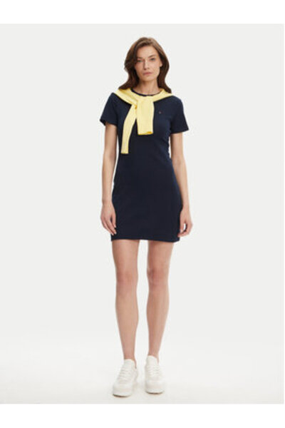 Tommy Hilfiger Γυναικείο καθημερινό φόρεμα WW0WW42721 Πολύχρωμο