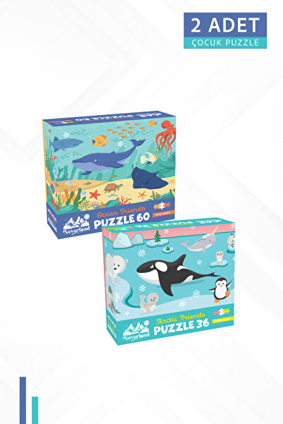 Neverland 2 ADET 60 PARÇA -OCEAN FRIENDS (OKYANUS ARKADAŞLARI) VE 36 PARÇA -A...