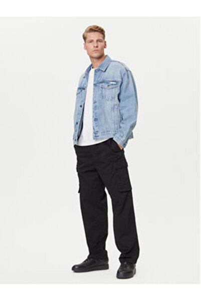 Calvin Klein Jeans Ανδρικό παντελόνι από ύφασμα LV040EM616 Πολύχρωμο