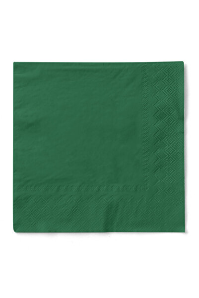 Mank Șervețele de masă cu 3 straturi, hârtie de mătase - Verde / 33 x 33 cm /...