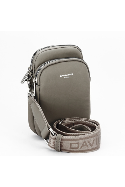 David Jones Taupe crossbody bag Paris B-CM6906 M0