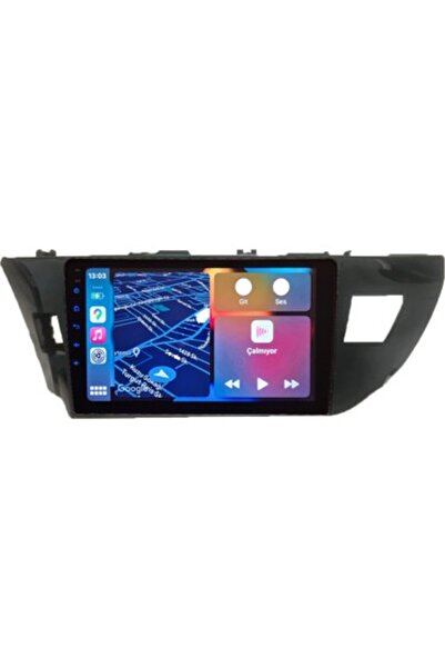 GÜMRÜK BEY Toyota Corolla 2013-2016 Android 12 Carplay Multimedya 10" Ekran 2...