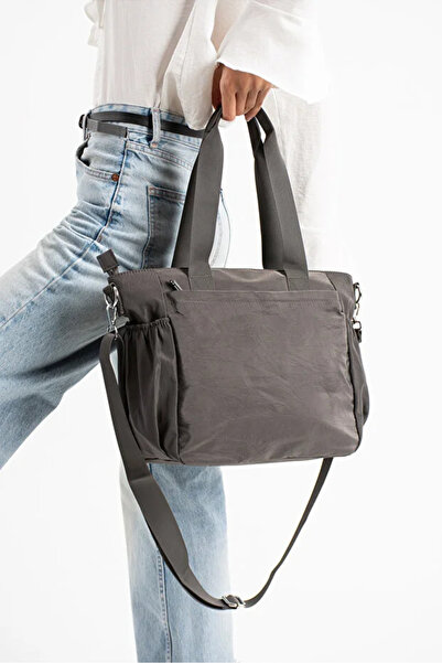 Sanmorris Women's Large Size Long Strap Parachute Fabric Hand & Shoulder Bag - Daily College