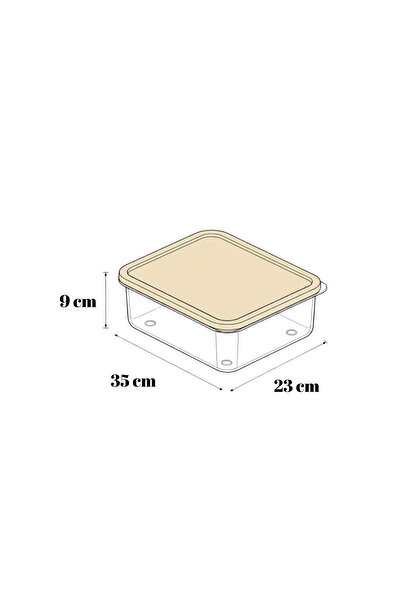 MHK Collection Large Size Storage Container with Lid – 5 Lt