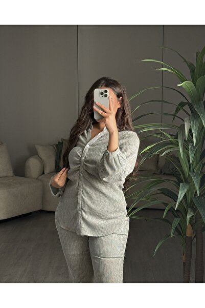 SELSAL Long-sleeved blouse and pants set