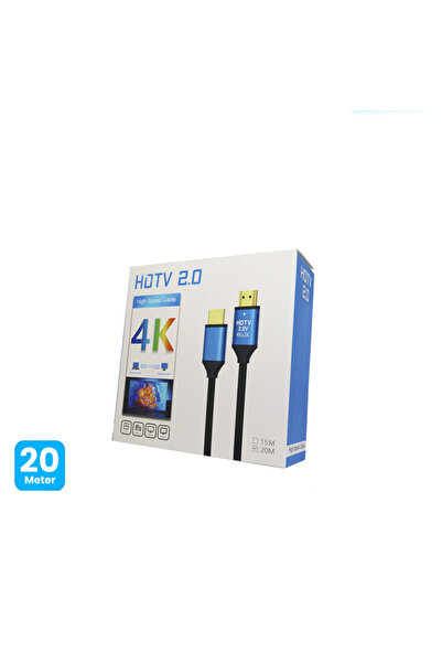 Mini pro 4K HDMI Cable 20m | 48Gbps High Speed HDMI 2.0 Gold-Plated Connector 4K@60Hz