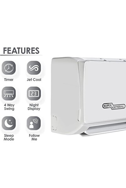 SUPER GENERAL Split Air Conditioner 2 Ton SGS260AE