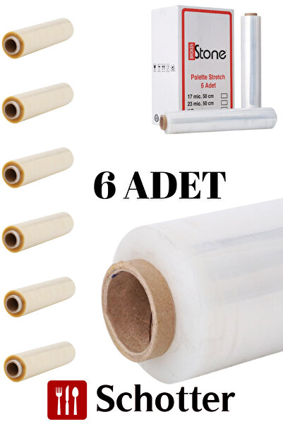 Broken Stone فيلم تغليف البالتات - 17 ميكرون 300 متر