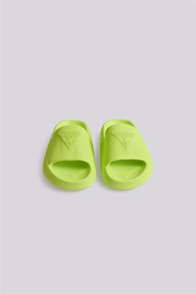 Guess Unisex Green Slippers