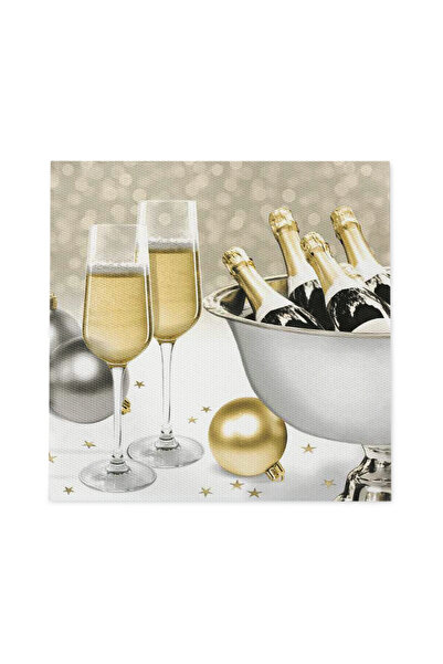 Mank Празнични салфетки за маса с мека повърхност - Secco / 40 x 40 см / 50 бр.