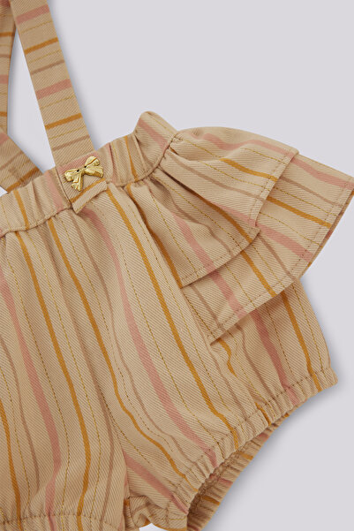 Layette Baby Girl Striped Overall