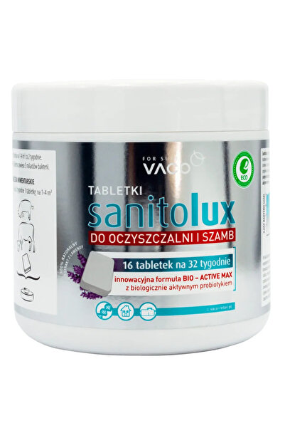 Vaco Sanitolux, - Bioactivator, pentru fose septice si statii de epurare 16 Tab