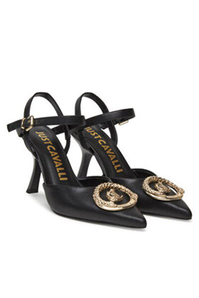 Just Cavalli Γυναικεία Σανδάλια μαύρα JUST CAVALLI-78RA3S12 ZP273 899 ΜΑΥΡΑ