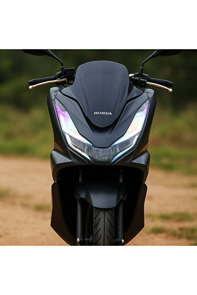 GOGOPREMİUM HONDA PCX 2021 - 2024 UYUMLU GENİŞ FAR ÜSTÜ FİLM HOLOGRAM