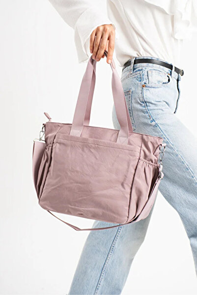 Sanmorris Women's Large Size Long Strap Parachute Fabric Hand & Shoulder Bag - Daily College