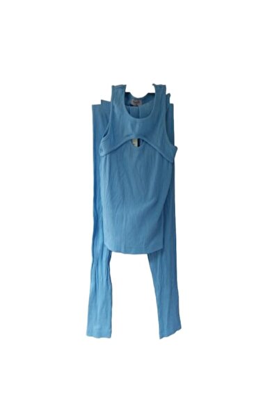 Fiona & Go Compleu copii Fiona & Go, albastru, bumbac, 12 ani