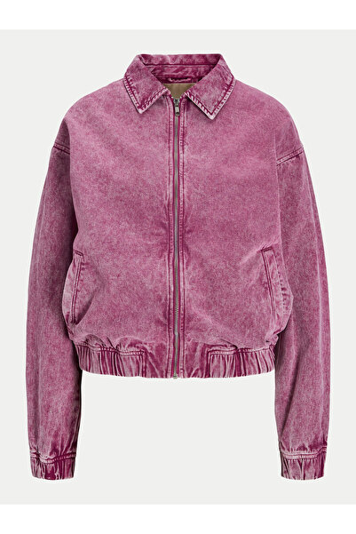 JJXX Γυναικείο τζιν μπουφάν ροζ JJXX-12260876 ΦΟΥΞΙΑ ΚΟΚΚΙΝΟ