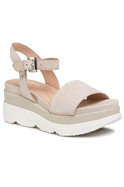 Geox Γυναικεία Σανδάλια μπεζ D02HBC