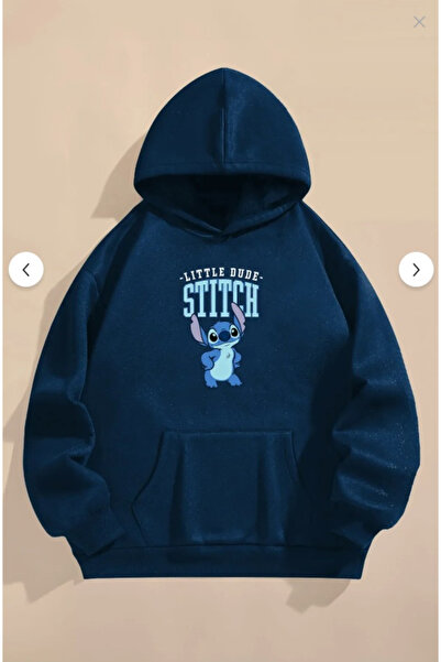 npLStore Детска суитшърт с качулка и принт на Малкия пич Стич