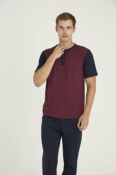 KLY New Season Plus Size Crew Neck Luxury Design Pajama Set