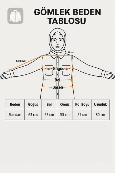 HİFADEN Women's Bow Tie Shirt Collar Hijab Kimono