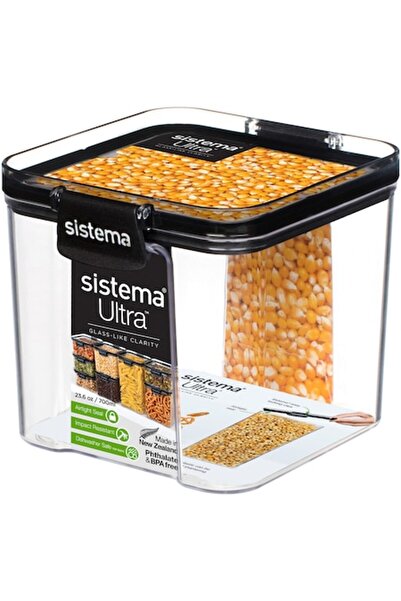 Sistema Recipient alimentar dreptunghiular cu capac Tritan Ultra Square, plas...